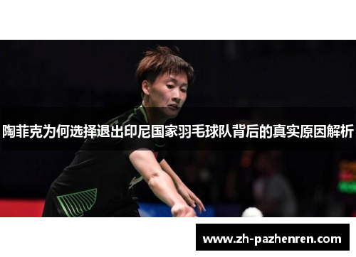 陶菲克为何选择退出印尼国家羽毛球队背后的真实原因解析